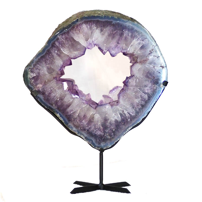 7.60kg Natural Brazil Amethyst Geode Slice DS135 3 Natural Brazil Amethyst Geode Slice DS135 | Himalayan Salt Factory