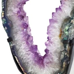 3.8kg Natural Brazil Amethyst Geode Slice DS136 7 Natural Brazil Amethyst Geode Slice DS136 | Himalayan Salt Factory