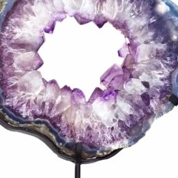 7.5kg Natural Brazil Amethyst Geode Slice DS137 7 Natural Brazil Amethyst Geode Slice DS137 | Himalayan Salt Factory