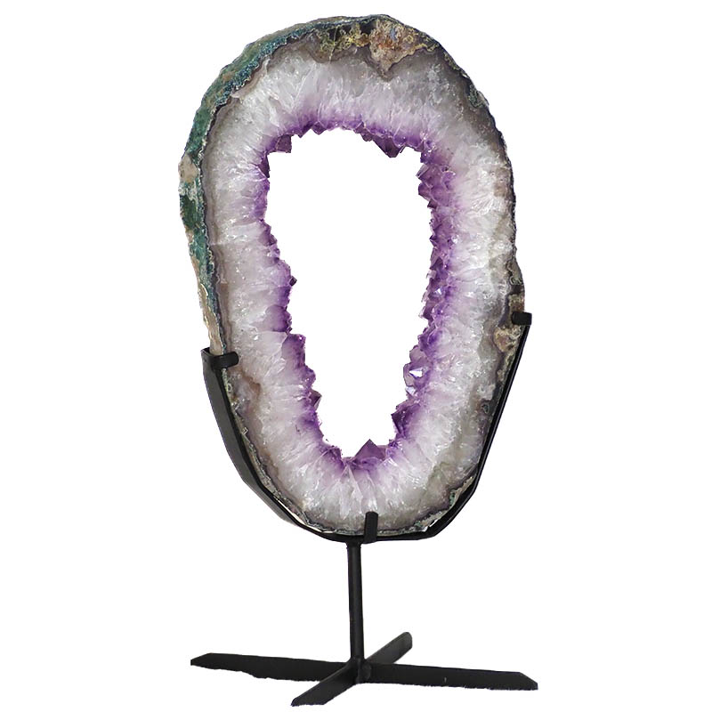 4.70kg Natural Brazil Amethyst Geode Slice DS142 3 Natural Brazil Amethyst Geode Slice DS142-1 | Himalayan Salt Factory