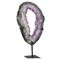 Natural Brazil Amethyst Geode Slice DS143-2 | Himalayan Salt Factory
