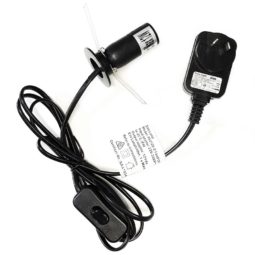 Replacement Cord – Black (12V DC)
