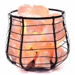 Rose Quartz Crystal Rock Love Capsule Lamp | Himalayan Salt Factory