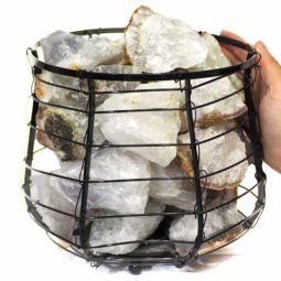 Rough Crystal Rock Relaxing Capsule Lamp - LED Bulb 9 Rough Crystal Rock Relaxing Capsule Lamp | Himalayan Salt Factory