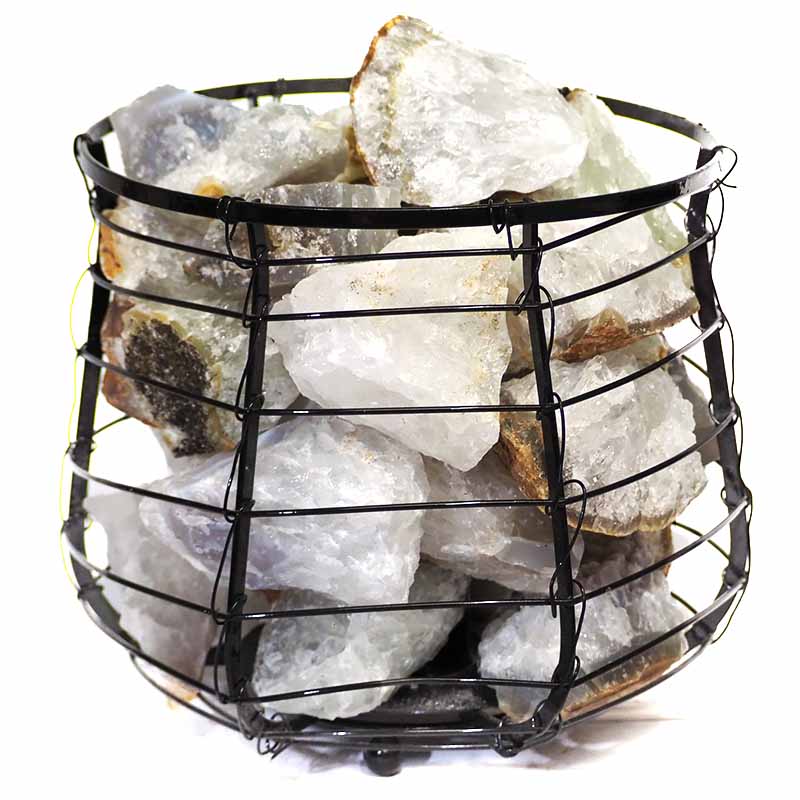Rough Crystal Rock Relaxing Capsule Lamp - LED Bulb 4 Rough Crystal Rock Relaxing Capsule Lamp | Himalayan Salt Factory