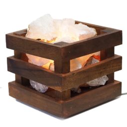 Rough Crystal Rocks Cubic Lamp | Himalayan Salt Factory