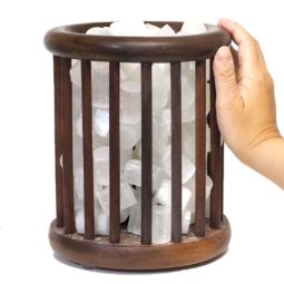 Selenite Crystal Candy Tubular Lamp | Himalayan Salt Factory