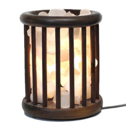 Selenite Crystal Candy Tubular Lamp | Himalayan Salt Factory