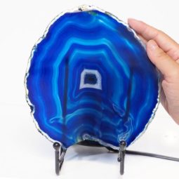 Sliced Brazilian Crystal Agate Lamp S249 8 Sliced Brazilian Crystal Agate Lamp S249-1 | Himalayan Salt Factory