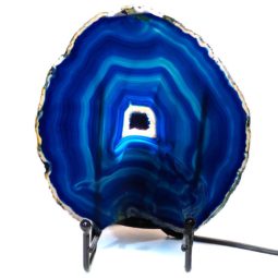 Sliced Brazilian Crystal Agate Lamp S249-2 | Himalayan Salt Factory