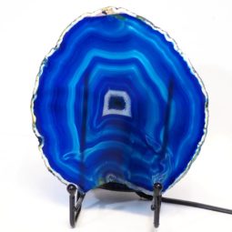 Sliced Brazilian Crystal Agate Lamp S249 7 Sliced Brazilian Crystal Agate Lamp S249 | Himalayan Salt Factory