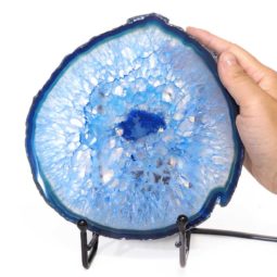 Sliced Brazilian Crystal Agate Lamp S252 8 Sliced Brazilian Crystal Agate Lamp S252-1 | Himalayan Salt Factory