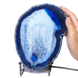 Sliced Brazilian Crystal Agate Lamp S254 8 Sliced Brazilian Crystal Agate Lamp S254-1 | Himalayan Salt Factory