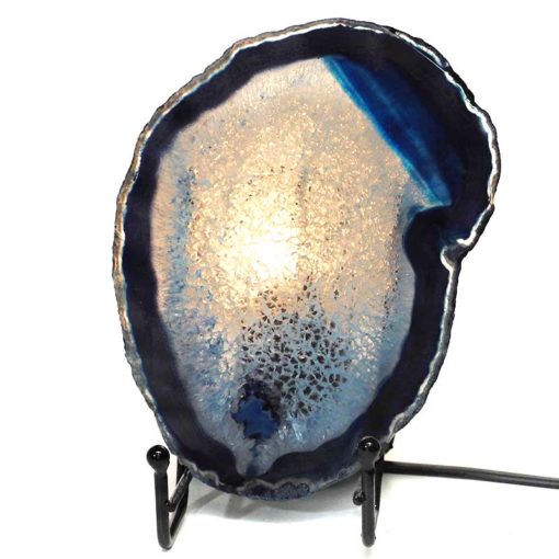 Sliced Brazilian Crystal Agate Lamp S254-2 | Himalayan Salt Factory
