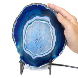 Sliced Brazilian Crystal Agate Lamp S256 8 Sliced Brazilian Crystal Agate Lamp S256 | Himalayan Salt Factory