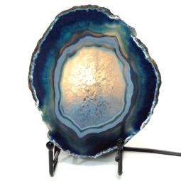 Sliced Brazilian Crystal Agate Lamp S256 | Himalayan Salt Factory