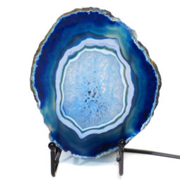 Sliced Brazilian Crystal Agate Lamp S256 | Himalayan Salt Factory