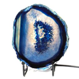 Sliced Brazilian Crystal Agate Lamp S258 7 Sliced Brazilian Crystal Agate Lamp S258 | Himalayan Salt Factory