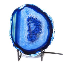 Sliced Brazilian Crystal Agate Lamp S258 | Himalayan Salt Factory