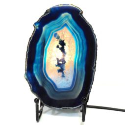 Sliced Brazilian Crystal Agate Lamp S259 7 Sliced Brazilian Crystal Agate Lamp S259 | Himalayan Salt Factory