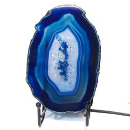 Sliced Brazilian Crystal Agate Lamp S259 | Himalayan Salt Factory