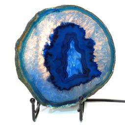 Sliced Brazilian Crystal Agate Lamp S261 7 Sliced Brazilian Crystal Agate Lamp S261 | Himalayan Salt Factory
