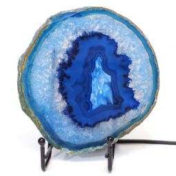 Sliced Brazilian Crystal Agate Lamp S261 | Himalayan Salt Factory