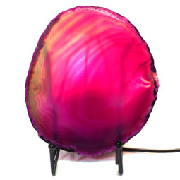 Sliced Brazilian Crystal Agate Lamp S270 8 Sliced Brazilian Crystal Agate Lamp S270 | Himalayan Salt Factory
