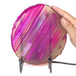 Sliced Brazilian Crystal Agate Lamp S273 9 Sliced Brazilian Crystal Agate Lamp S273 | Himalayan Salt Factory