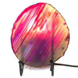 Sliced Brazilian Crystal Agate Lamp S273 8 Sliced Brazilian Crystal Agate Lamp S273 | Himalayan Salt Factory