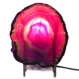 Sliced Brazilian Crystal Agate Lamp S275 8 Sliced Brazilian Crystal Agate Lamp S275 | Himalayan Salt Factory