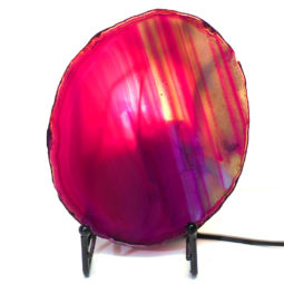 Sliced Brazilian Crystal Agate Lamp S277 | Himalayan Salt Factory