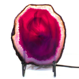 Sliced Brazilian Crystal Agate Lamp S283 7 Sliced Brazilian Crystal Agate Lamp S283 | Himalayan Salt Factory