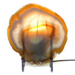 Sliced Brazilian Crystal Agate Lamp S287 8 Sliced Brazilian Crystal Agate Lamp S287 | Himalayan Salt Factory