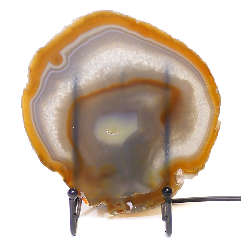 Sliced Brazilian Crystal Agate Lamp S287 3 Sliced Brazilian Crystal Agate Lamp S287 | Himalayan Salt Factory
