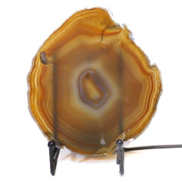 Sliced Brazilian Crystal Agate Lamp S288 | Himalayan Salt Factory