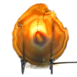 Sliced Brazilian Crystal Agate Lamp S288 8 Sliced Brazilian Crystal Agate Lamp S288 | Himalayan Salt Factory