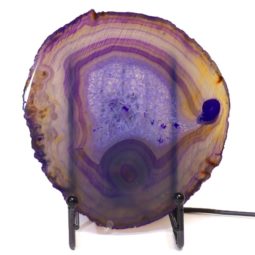 Sliced Brazilian Crystal Agate Lamp S315 8 Sliced Brazilian Crystal Agate Lamp S315 | Himalayan Salt Factory