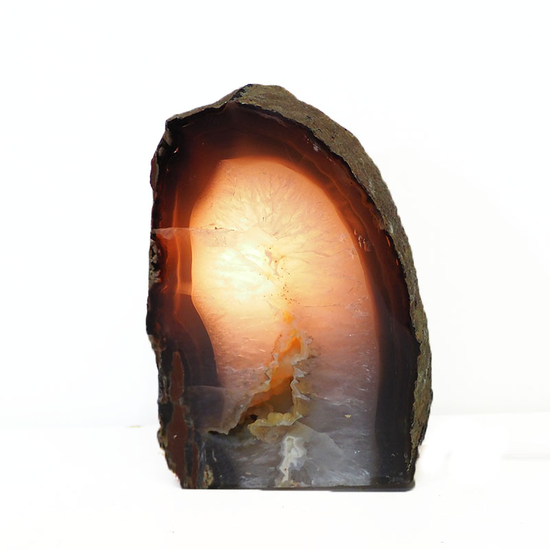 2.15kg Agate Crystal Lamp J338 4 Agate Crystal Lamp J338-1 | Himalayan Salt Factory