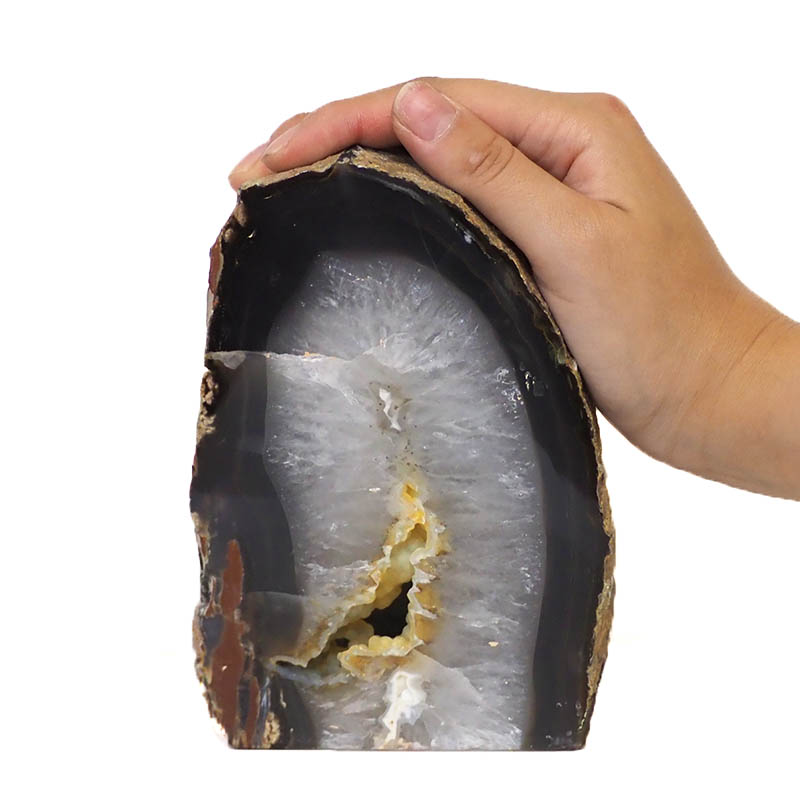 2.15kg Agate Crystal Lamp J338 5 Agate Crystal Lamp J338-2 | Himalayan Salt Factory
