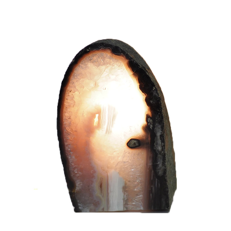 1.9kg Agate Crystal Lamp J345 4 Agate Crystal Lamp J345-1 | Himalayan Salt Factory