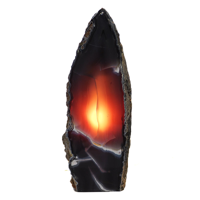 2.2kg Agate Crystal Lamp S406 4 Agate Crystal Lamp S406-2 | Himalayan Salt Factory