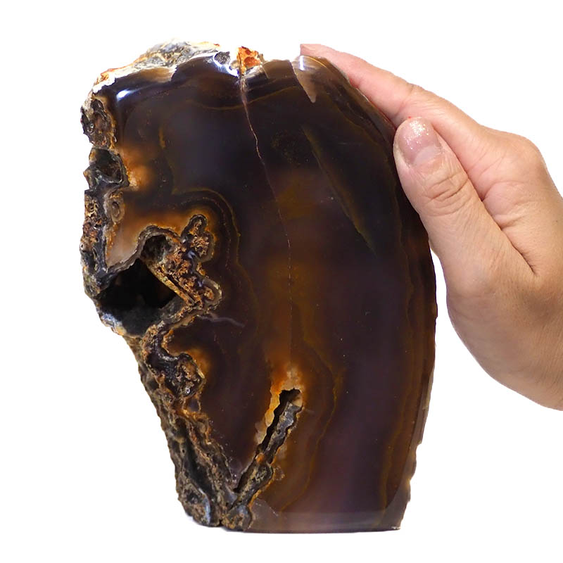 1kg Agate Crystal Lamp S411 5 Agate Crystal Lamp S411-2 | Himalayan Salt Factory