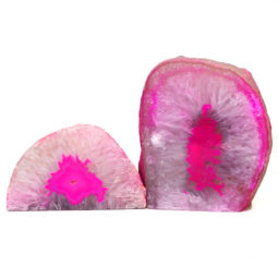 Agate Crystal Lamp Set 2 Pieces S437 | Himalayan Salt Factory