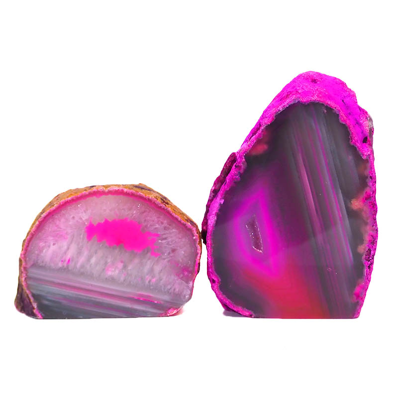 2.08kg Agate Crystal Lamp Set 2 Pieces S443 3 Agate Crystal Lamp Set 2 Pieces S443 | Himalayan Salt Factory