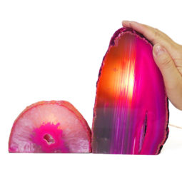 2.5kg Agate Crystal Lamp Set 2 Pieces S444 5 Agate Crystal Lamp Set 2 Pieces S444-1 | Himalayan Salt Factory