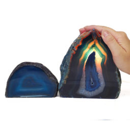 2.25kg Agate Crystal Lamp Set 2 Pieces S457 5 Agate Crystal Lamp Set 2 Pieces S457-1 | Himalayan Salt Factory