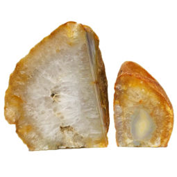 Agate Crystal Lamp Set 2 pieces S416-1 | Himalayan Salt Factory