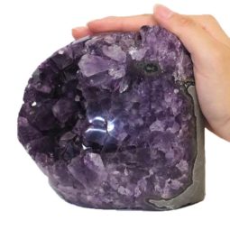 2.16kg Amethyst Crystal Geode Specimen DJ513 6 Amethyst Crystal Geode Specimen DJ513-2 | Himalayan Salt Factory