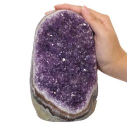 2.28kg Amethyst Crystal Geode Specimen DJ516 7 Amethyst Crystal Geode Specimen DJ516-2 | Himalayan Salt Factory
